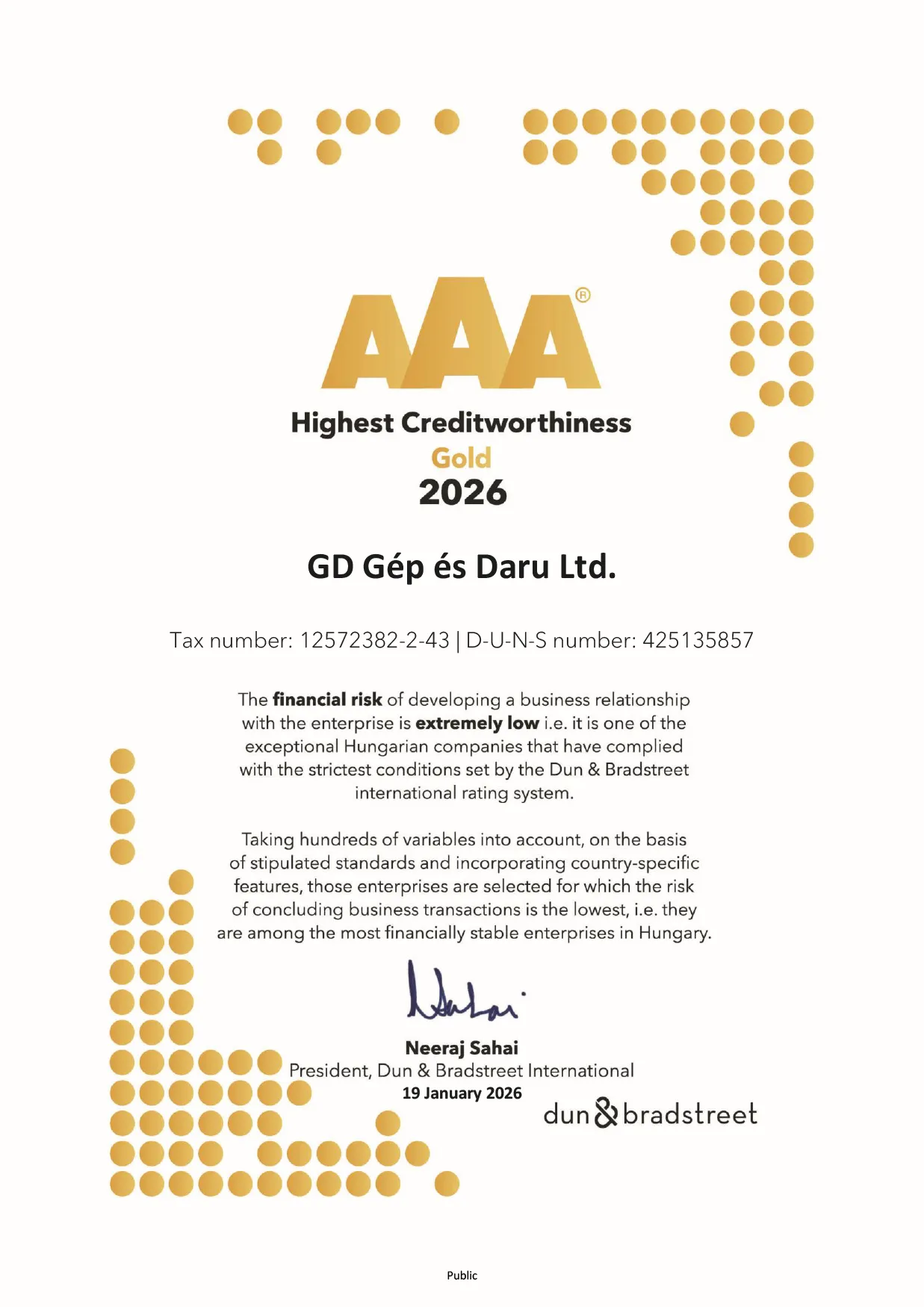 Certificate 2