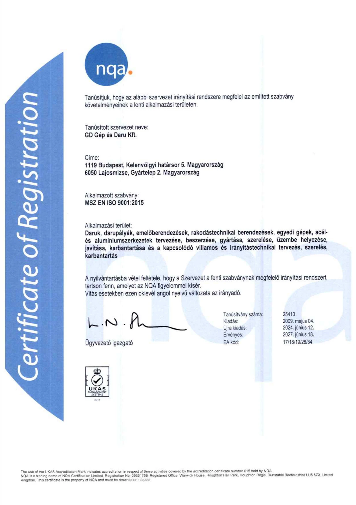 Certificate 6
