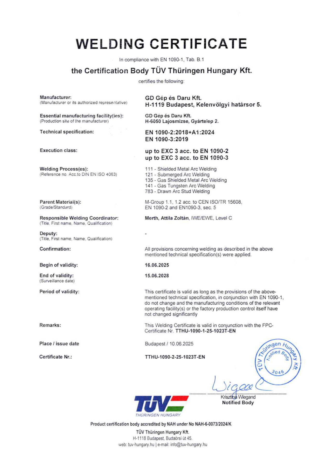 Certificate 3